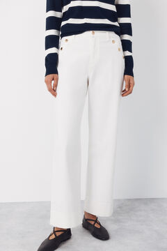 Cortefiel Jeans Palazzo botones