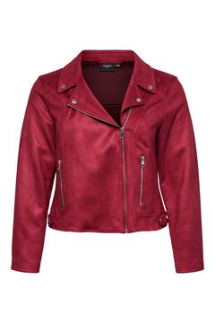 Vero Moda Curve Cazadora biker de antelina