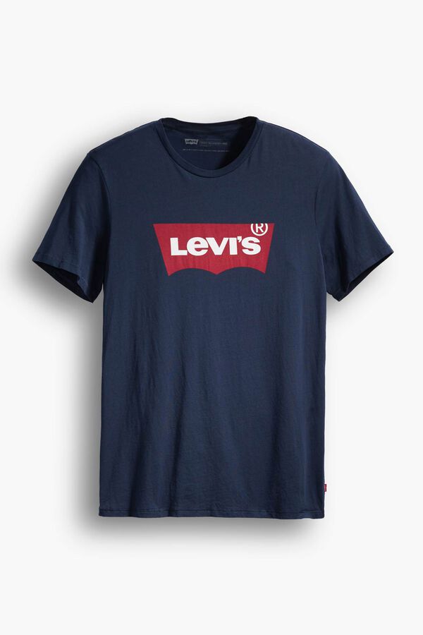 Cortefiel Camiseta Levi's® clásica logotipo en el centro Azul royal