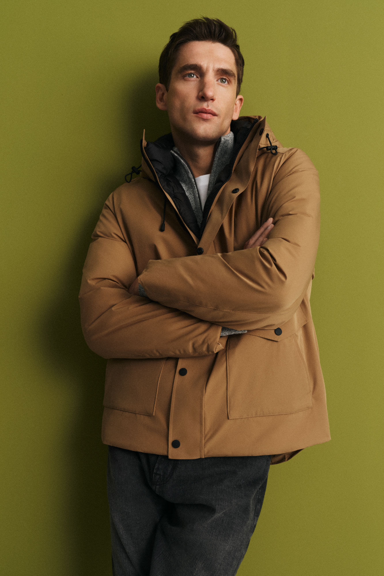 Cortefiel Parka con capucha