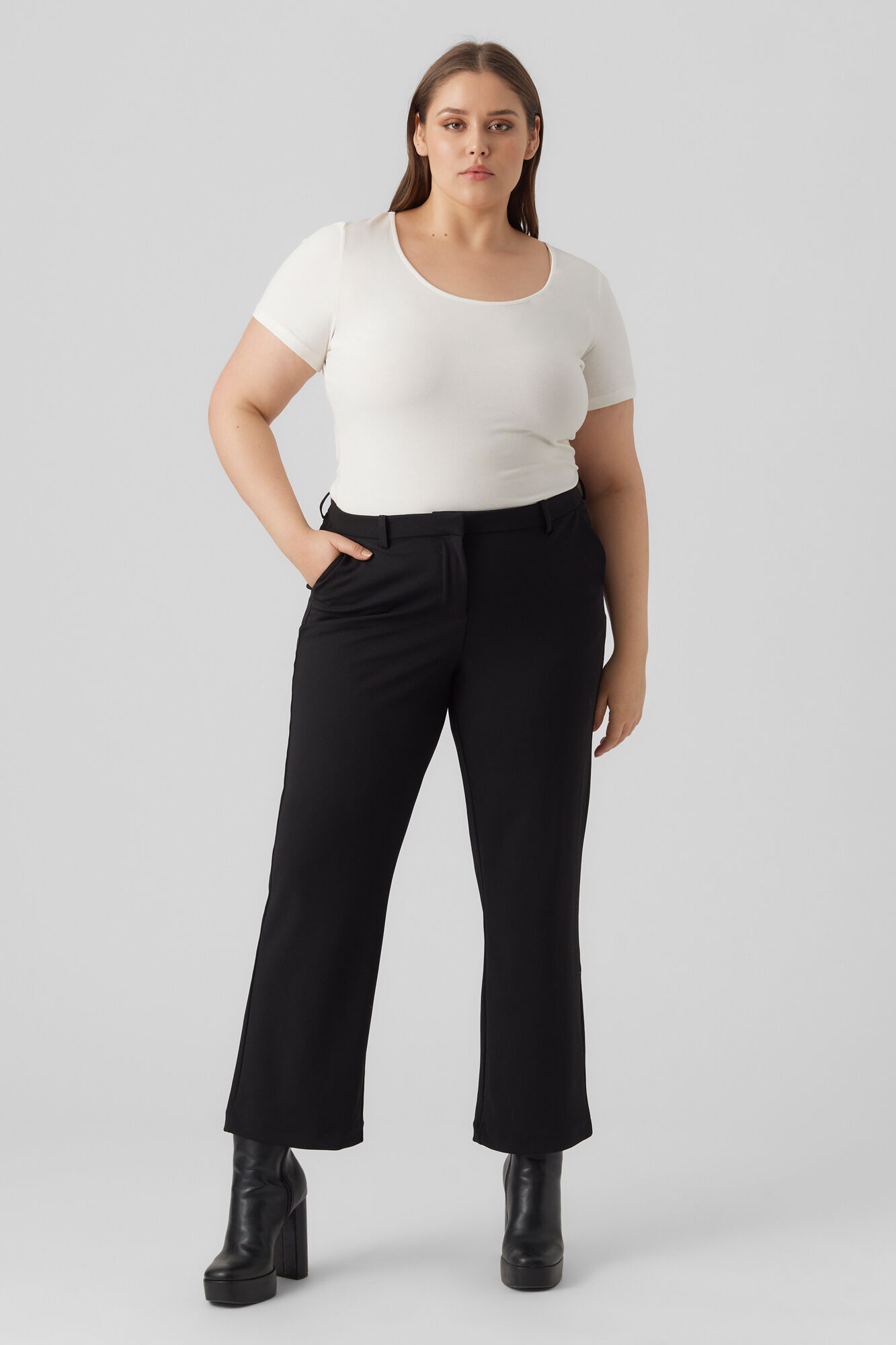Vero Moda Curve Cal&ccedil;a comprida reta curva