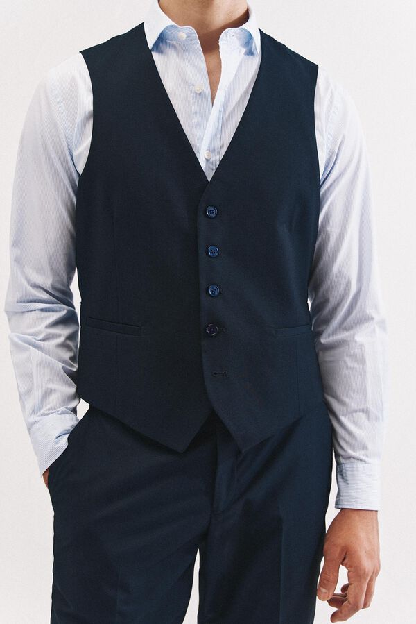 Cortefiel Structured vest series xxi Navy