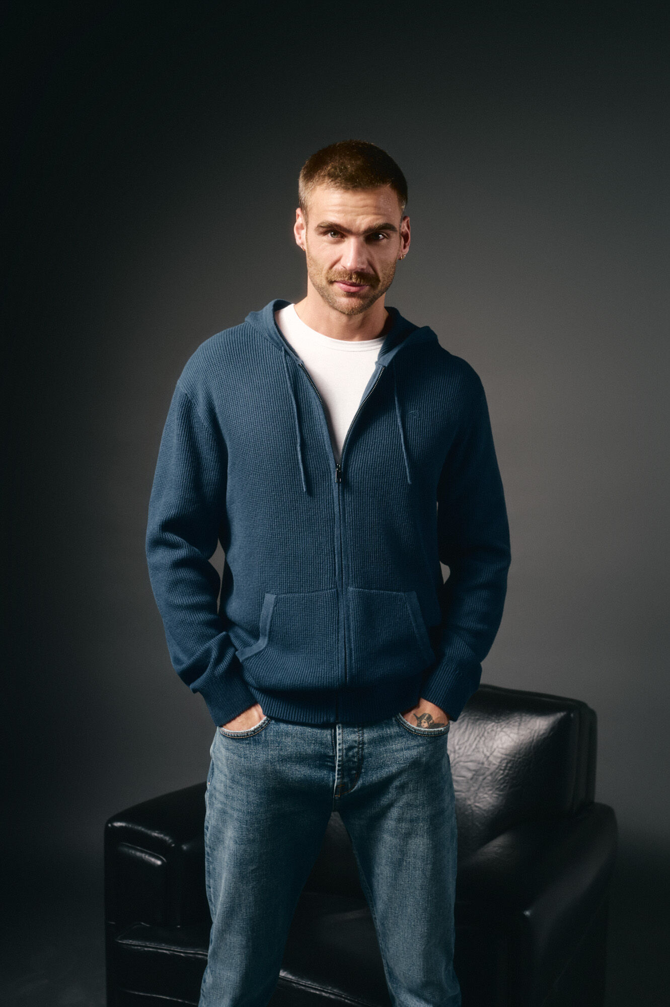 OOTO C&aacute;rdigan cremallera y capucha