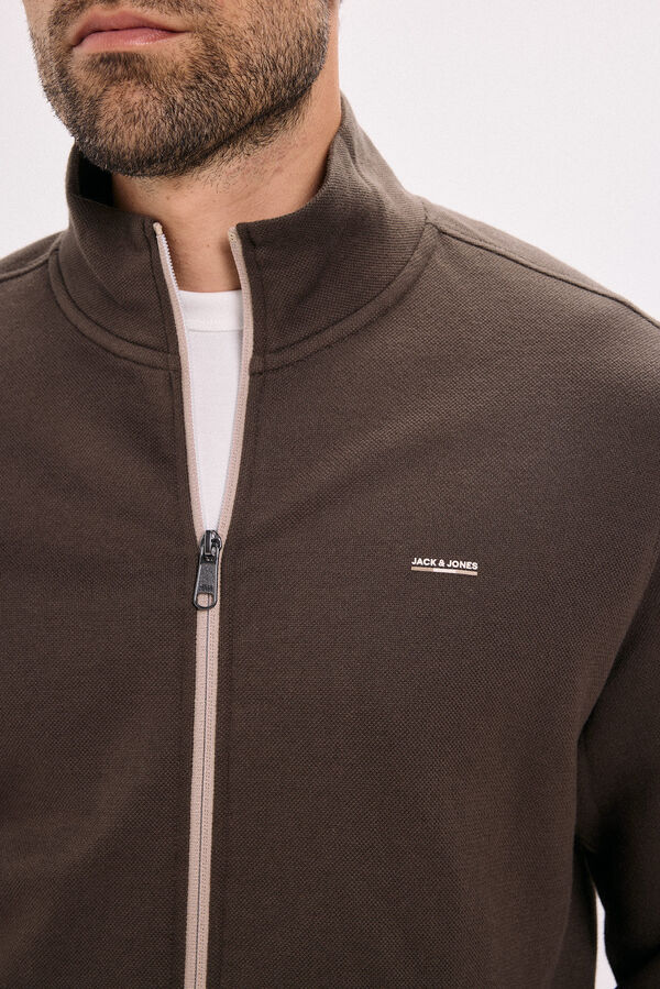 Jack & Jones Lightweight bomber jacket Dark brown