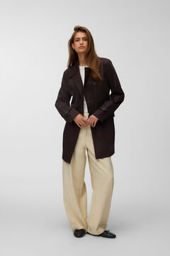 Vero Moda Gabardina curta cruzada com cinto