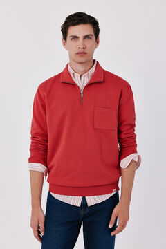Cortefiel Sudadera cuello cremallera
