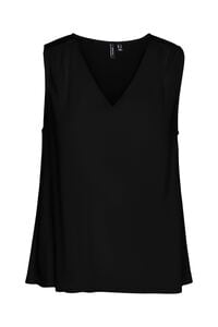 Vero Moda Top manga sisa y cuello pico