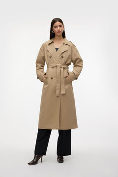 Vero Moda Gabardina longo b&aacute;sico