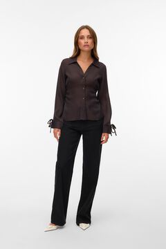 Vero Moda Camisa de lazo en pu&ntilde;os