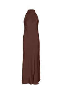 Vila Vestido comprido gola halter de festa