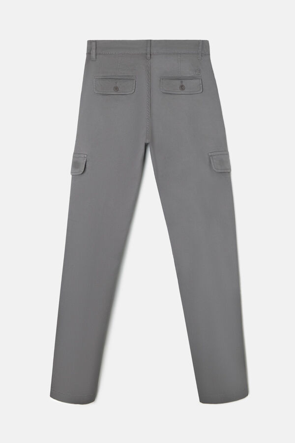 Silbon Minimal sport cargo pants Grey