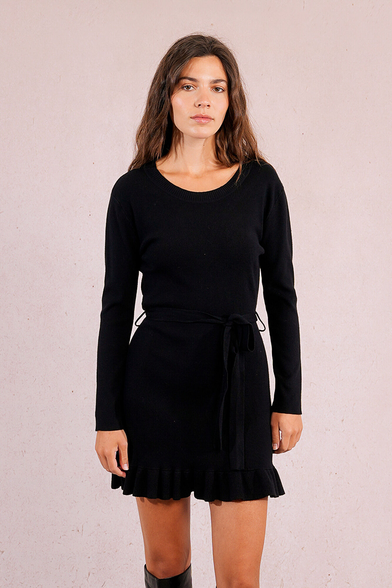 Molly Bracken Vestido curto de manga comprida com la&ccedil;ada