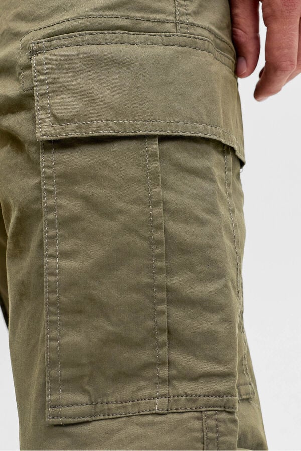 Jack & Jones Pantal&oacute;n cargo relaxed Verde oscuro