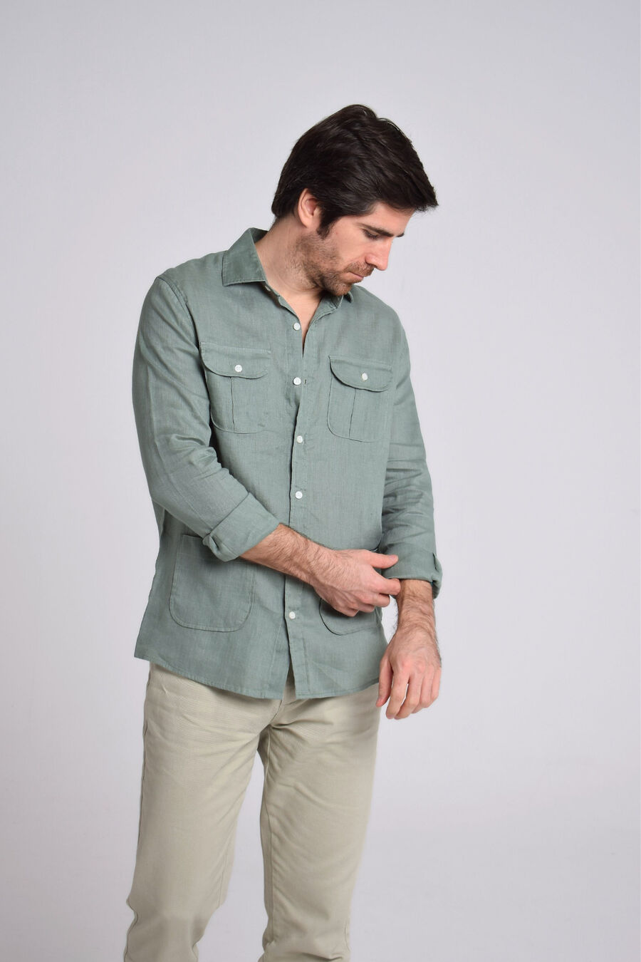 Camisa Guayabera 100% Lino