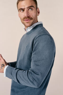 OOTO Jersey cuello redondo algod&oacute;n lavado