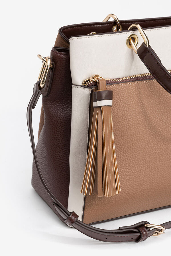 Vilanova Mala City com efeito couro tricolor Tostado