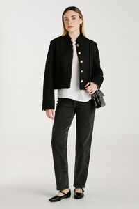 Vila Chaqueta de pa&ntilde;o con botones