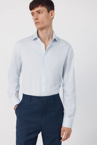 Cortefiel Camisa vestir rayas slim fit f&aacute;cil plancha