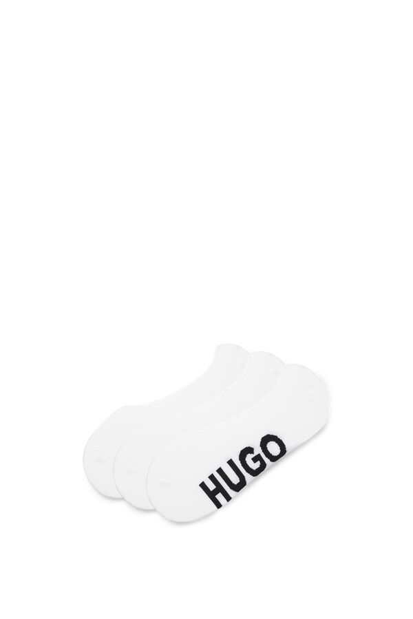 HUGO Pack tres calcetines Blanco
