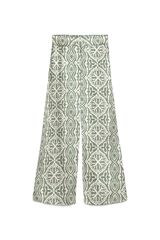 Vero Moda Pantal&oacute;n fluido con cintura el&aacute;stica Verde