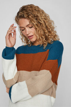 Vila Jersey de canal&eacute; con rayas