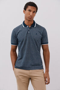 Cortefiel Polo rayas oxford