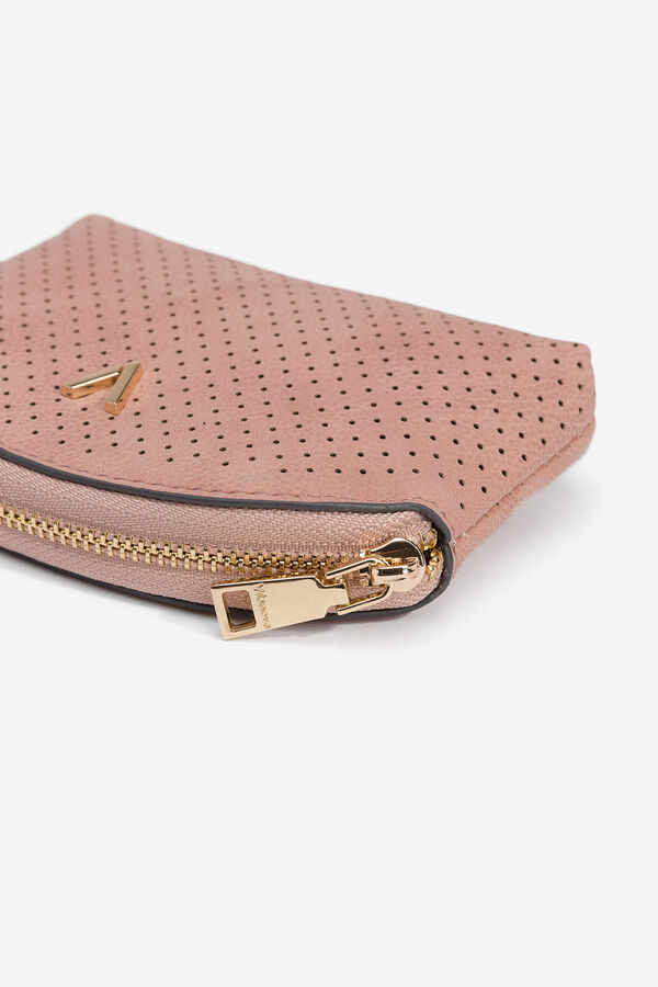 Vilanova Perforated leather effect bag Pink