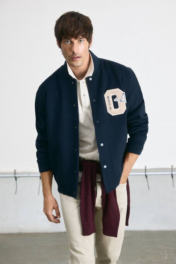 OOTO Chaqueta con bolsillos Azul oscuro