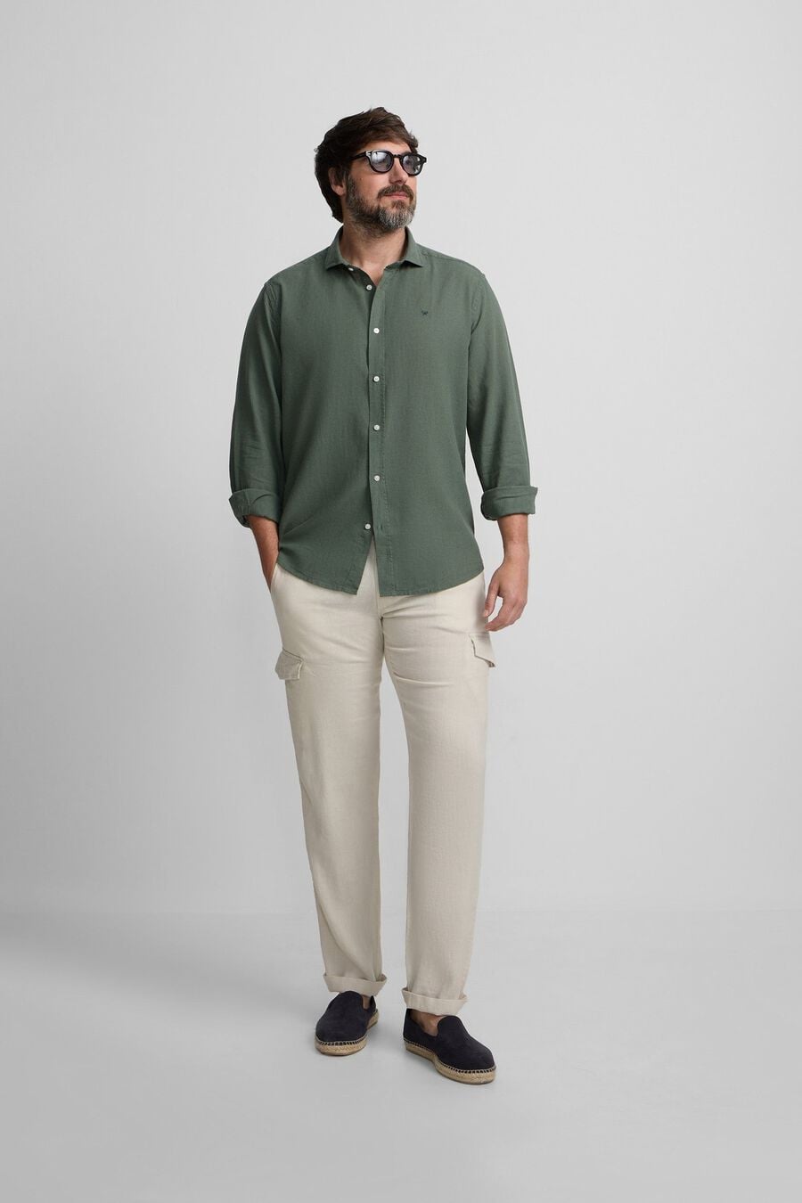 Camisa sport lino