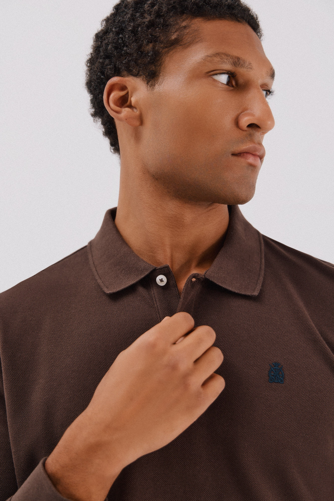 Cortefiel Polo b&aacute;sico manga larga