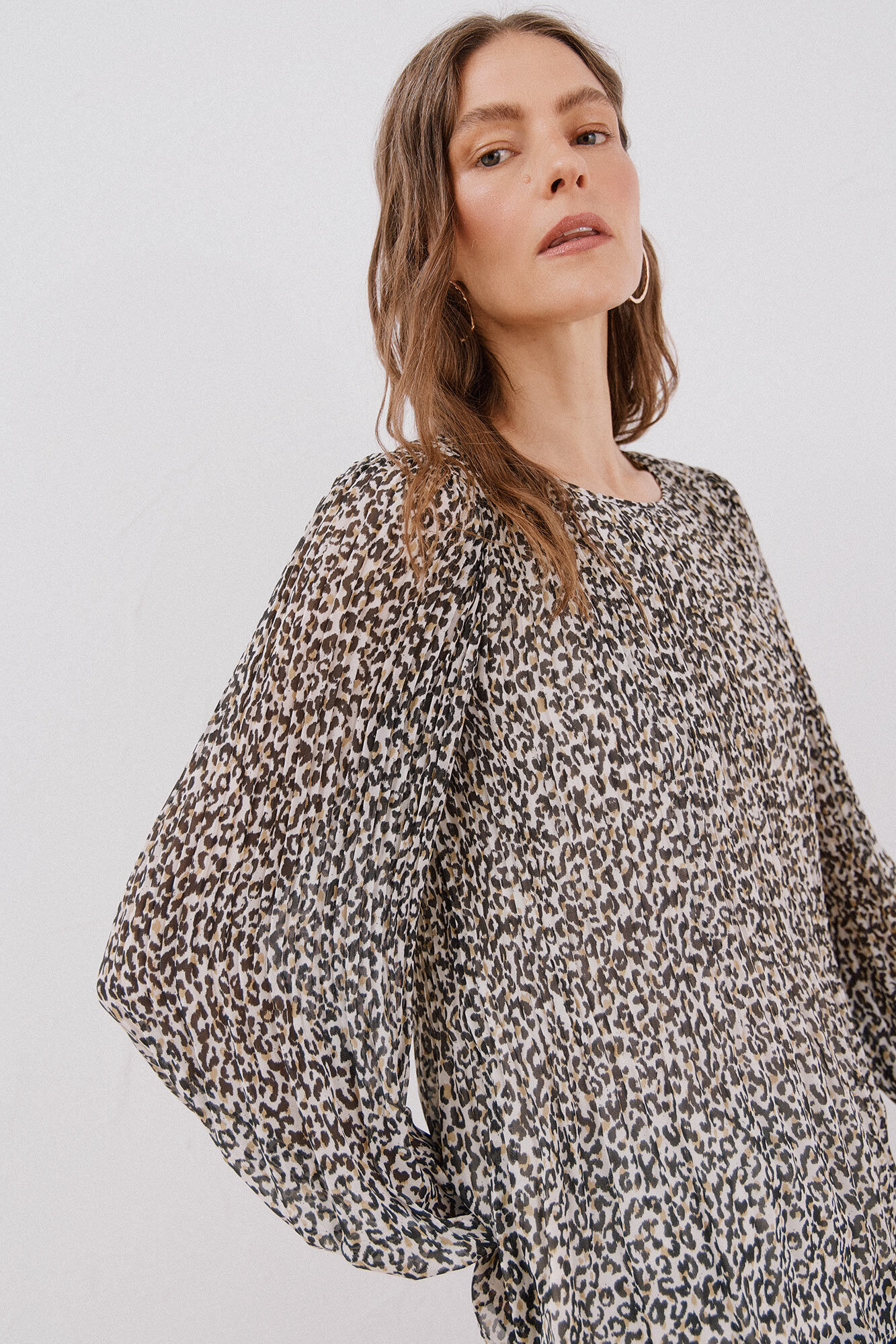 Cortefiel Blusa plissada