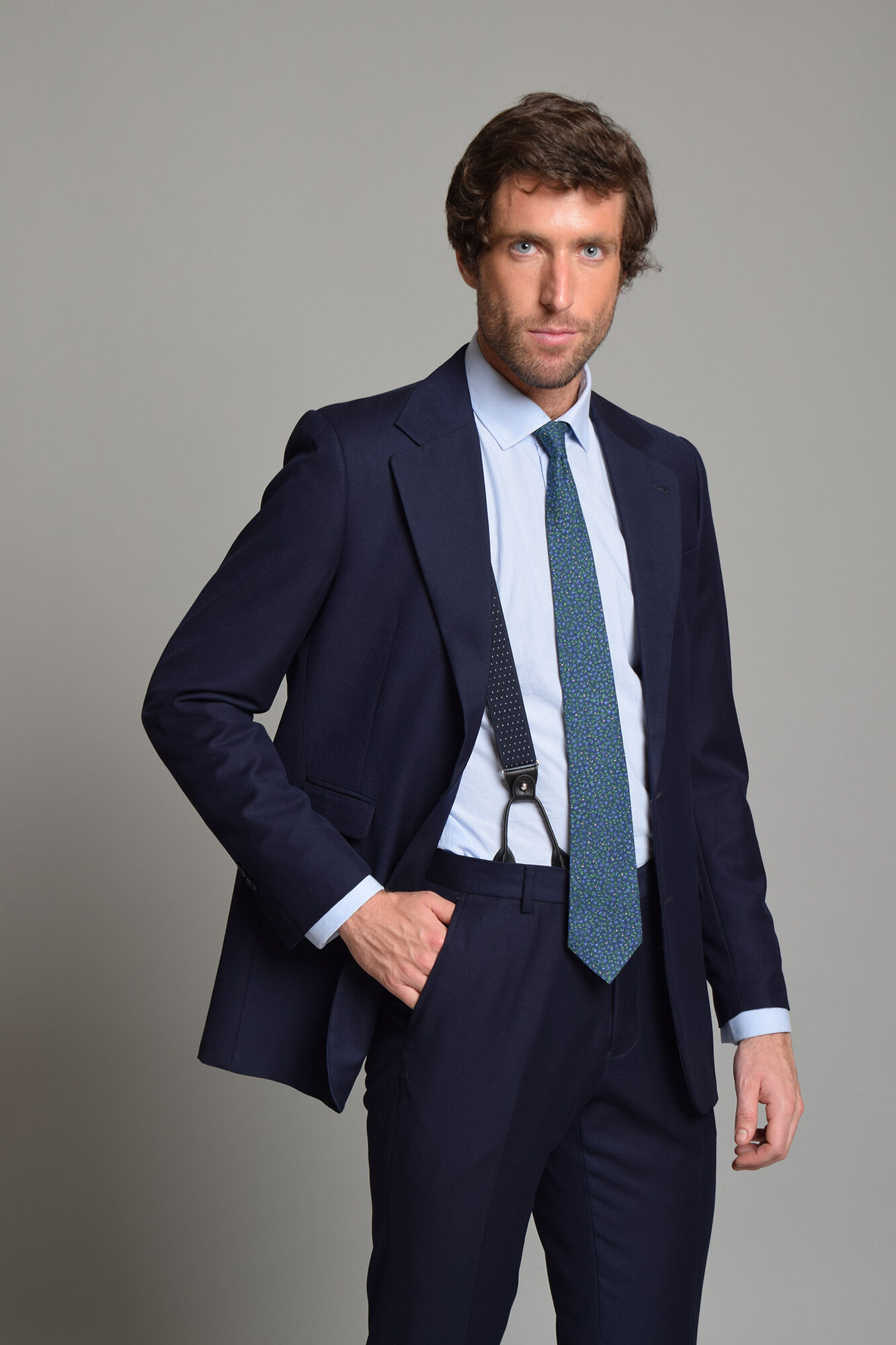 Cloking Traje Liso British Collection 100% Lana