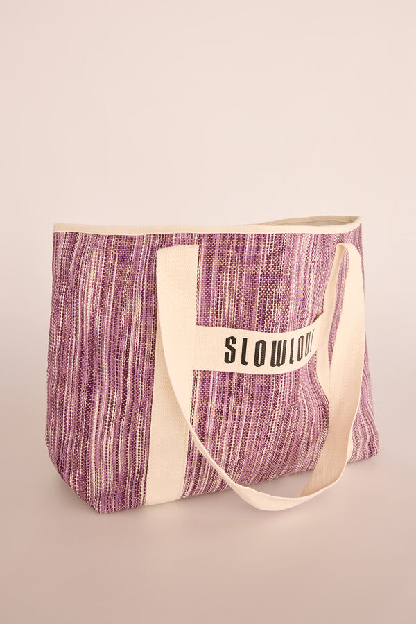 Slowlove Bolsa tejido Purple