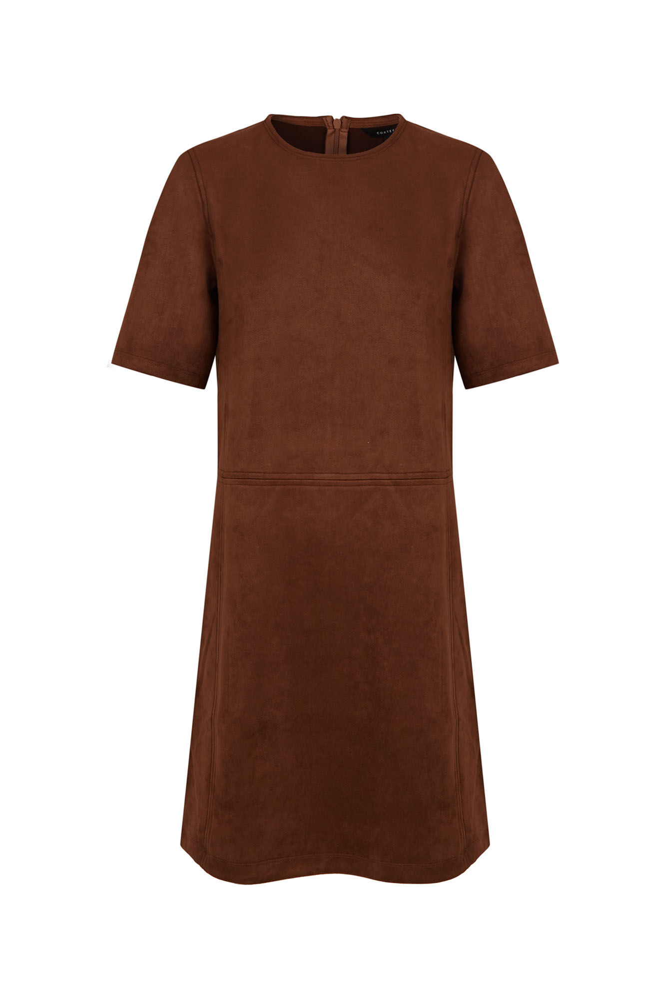 Cortefiel Vestido curto de camur&ccedil;a