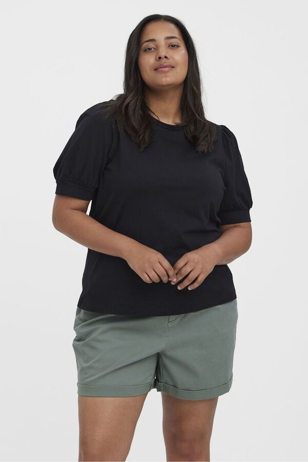 Vero Moda Curve Camiseta manga 2/4 Curve Black