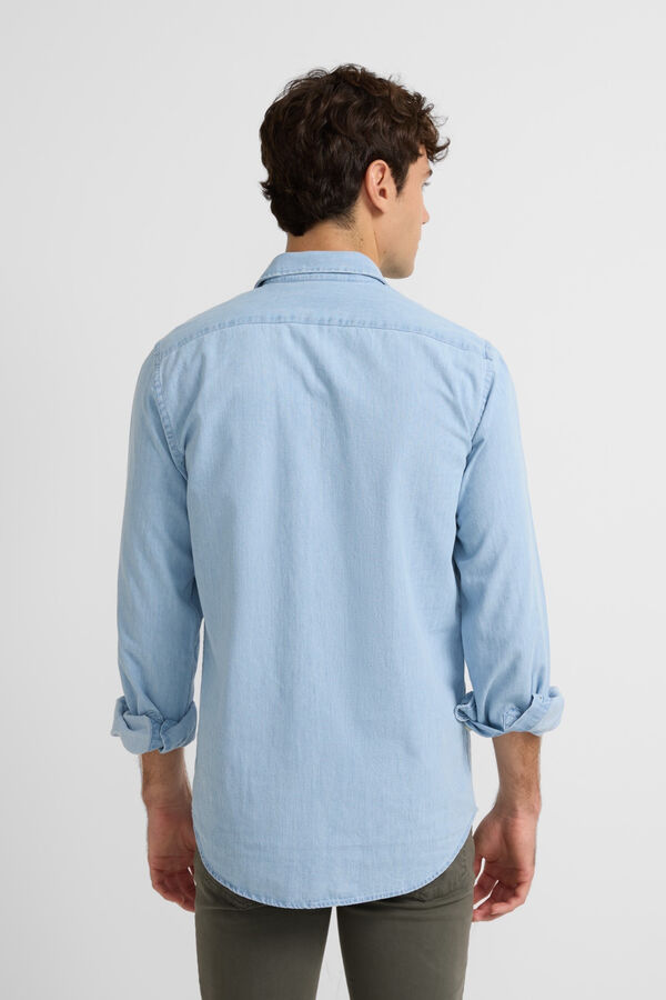 Silbon Polera warm jeans Azul