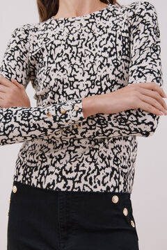 Cortefiel Jersey punto estampado