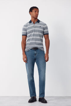 Cortefiel Polo oxford de rayas