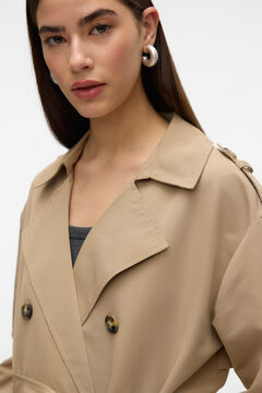 Vero Moda Gabardina longo b&aacute;sico