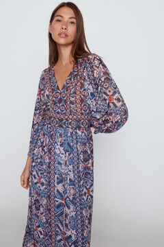 Slowlove Vestido largo bordado abalorios Multicolor