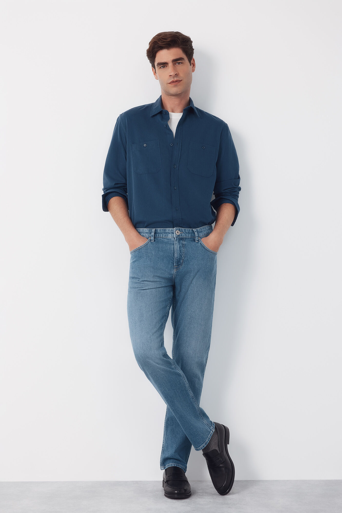 Cortefiel Pantal&oacute;n vaquero ligero regular fit