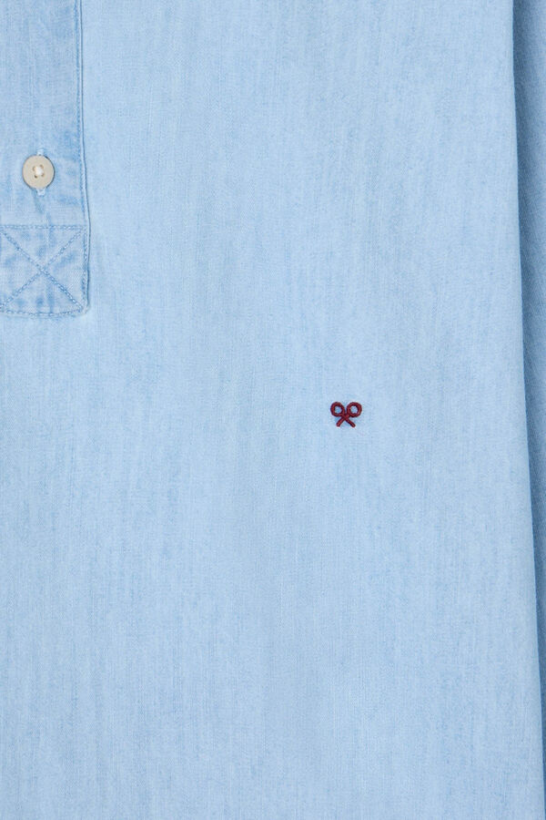 Silbon Polera warm jeans Azul