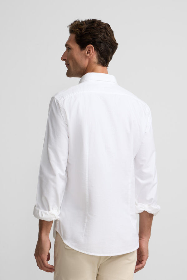 Silbon Camisa sport oxford Blanco