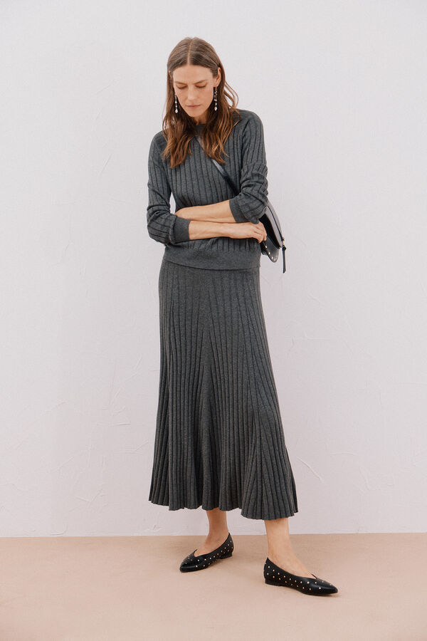 Cortefiel Camisa look total Cinzento