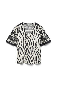 Vero Moda Curve Top de manga corta talla grande Negro