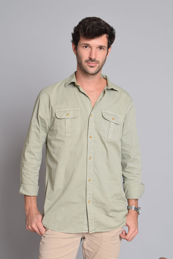 Cloking Camisa com bolsos Verde