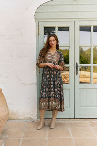 Jaase Vestido midi Eve estampado Nomade