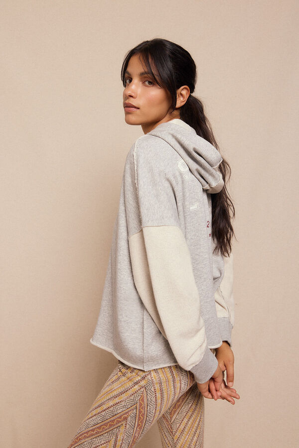 Slowlove Sudadera capucha slowlove Gris oscuro