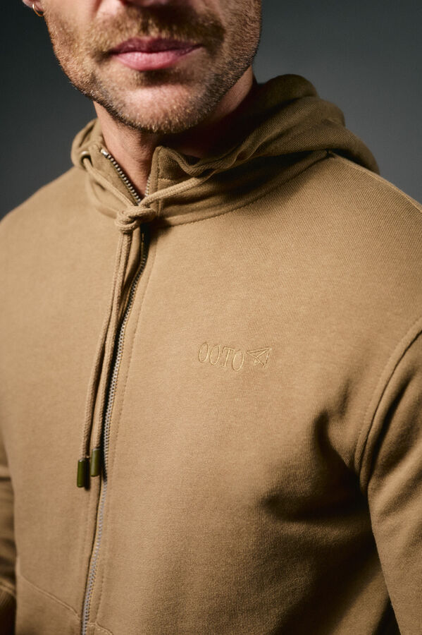 OOTO Sudadera con capucha Brown