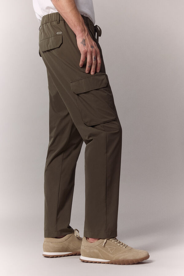 OOTO Pantal&oacute;n cargo t&eacute;cnico Kaki